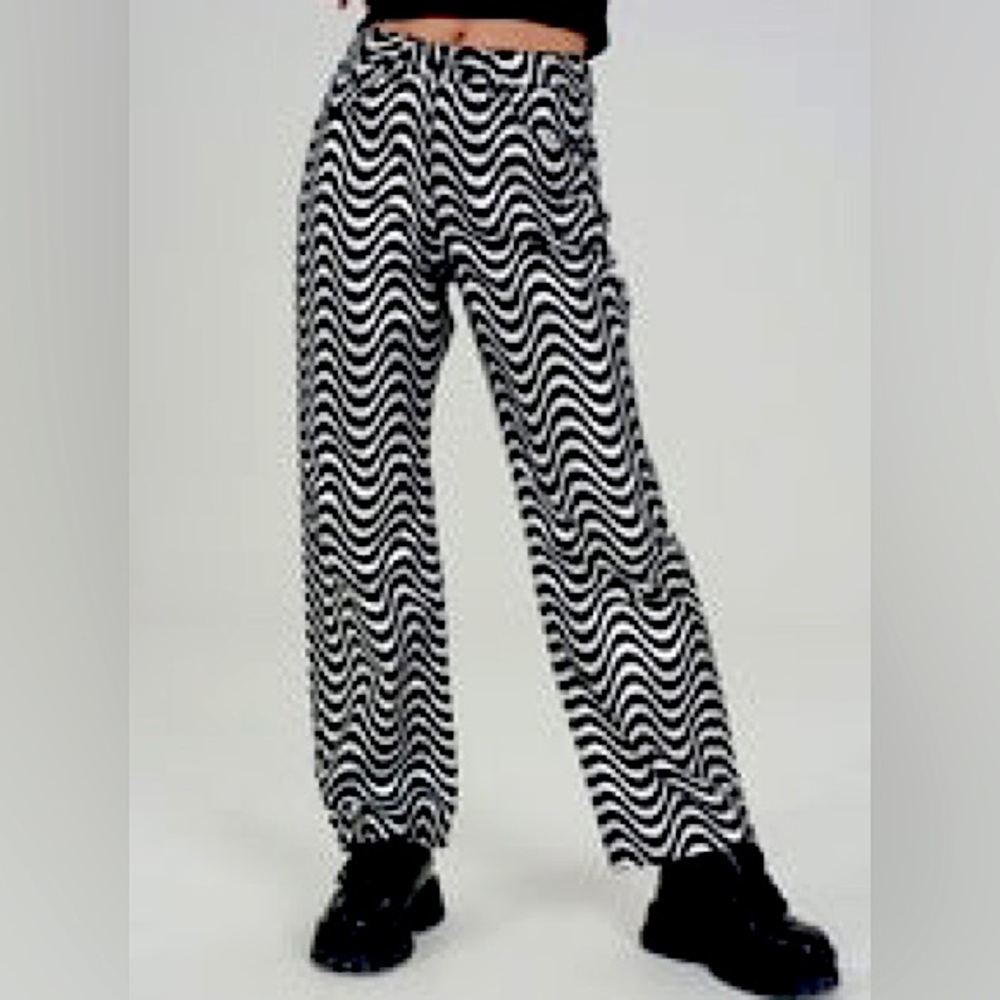 Ragged Priest Wave Jeans Black & Silver 30 NWT